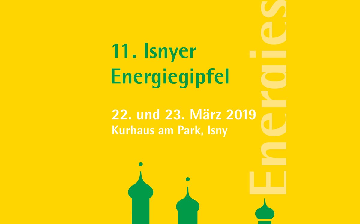 11. Energiegipfel in Isny – im Kurhaus am Park – 22. und 23.03.2019